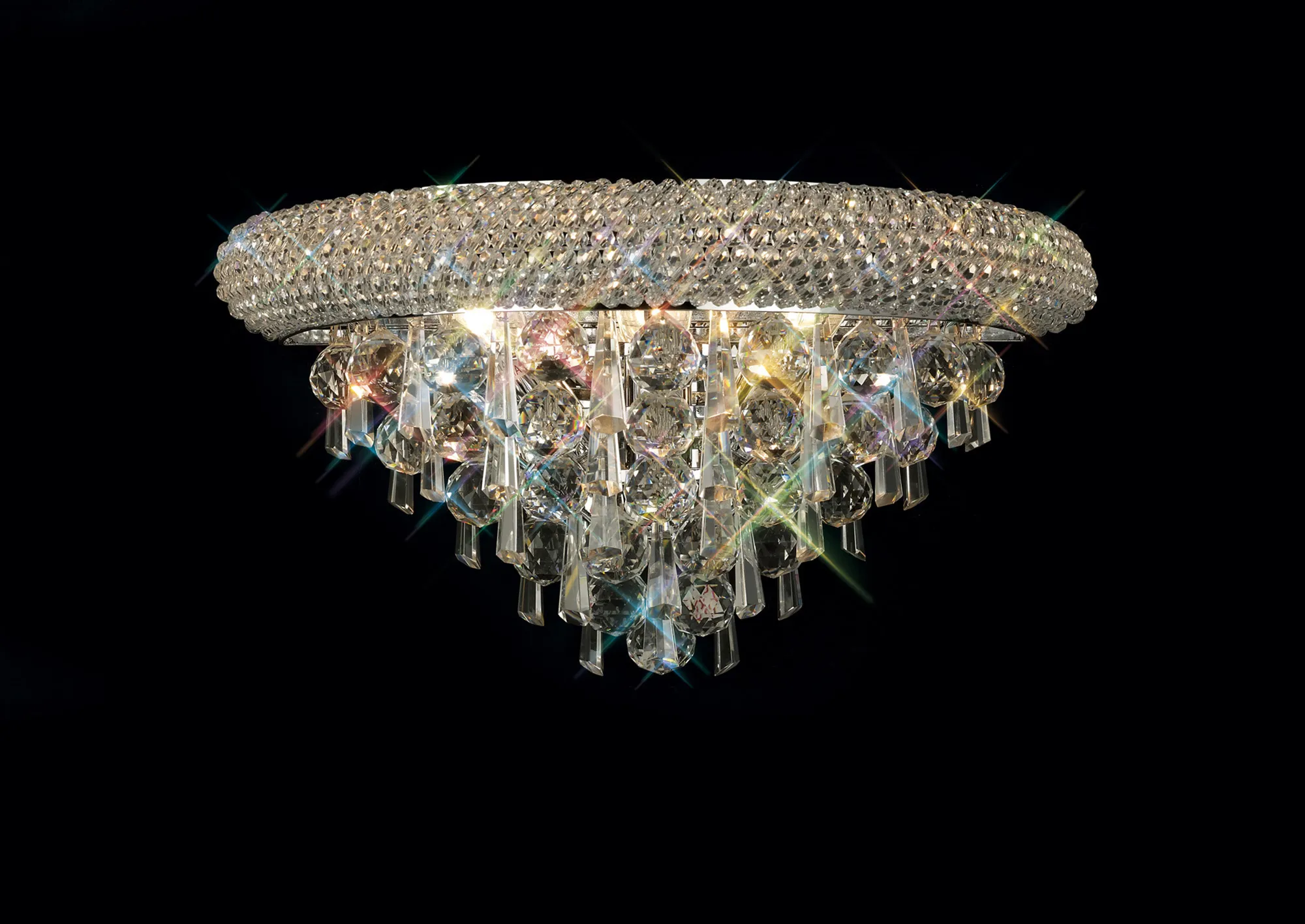 IL31441  Alexandra Crystal Wall Lamp 3 Light